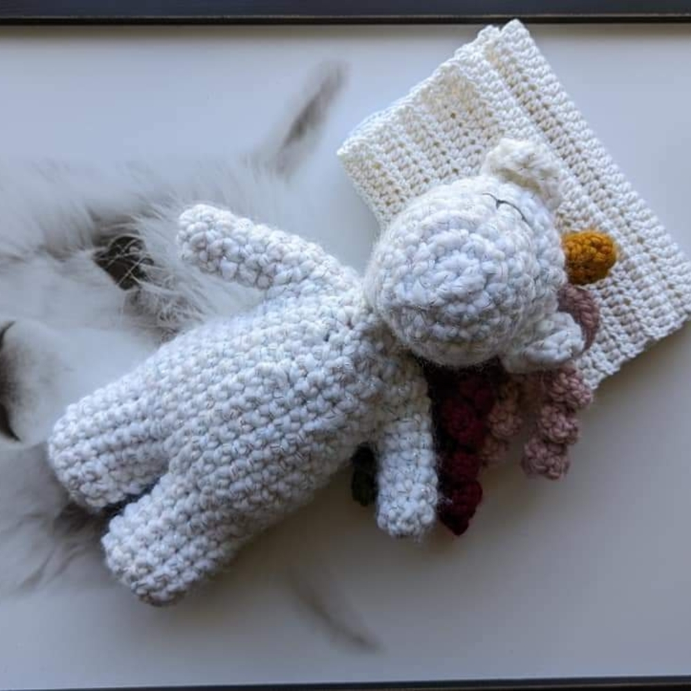 Handmade Crochet Unicorn Plush Toy